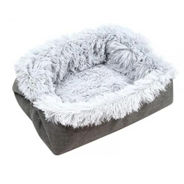 Dual-Use Plush Cat Nest and Sleeping Cushion